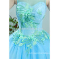 Fashionable Latest Cap Sleeve Design Lady Ball Gown Wedding Dress